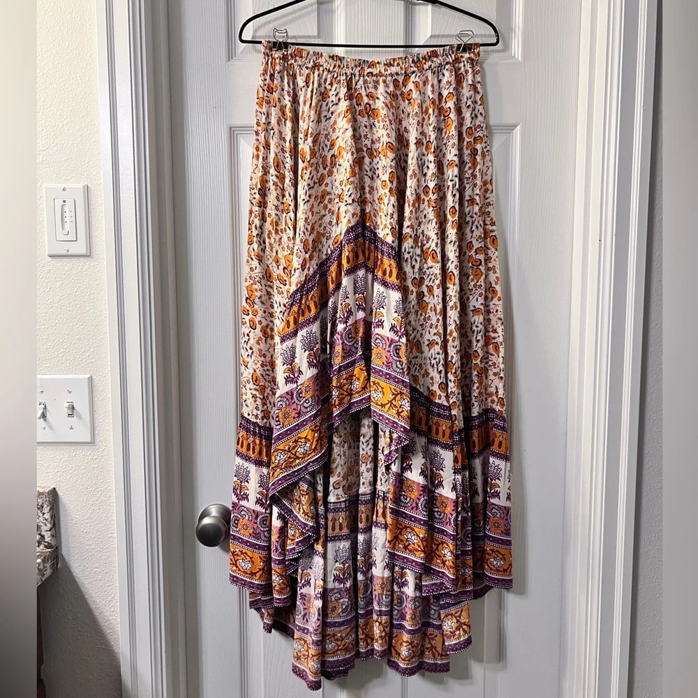 Spell Gypsy Love Castaway High-Low Maxi Skirt - Picture 4 of 5